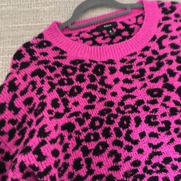 Pink Leopard Sweater - Picture 2 of 3